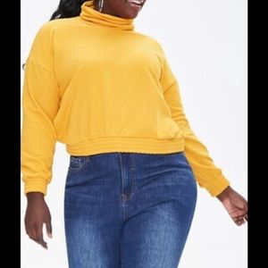 Forever21 Mustard turtleneck sweatshirt